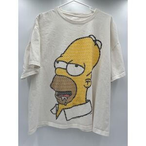 The Simpsons Homer Shirt Mens Large Duff Beer Can Graphic‎ Matt Groening 2008